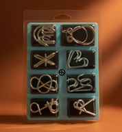 LogicCraft | Kreatives Metallpuzzle-Spielzeug zur Förderung kognitiver Fähigkeiten