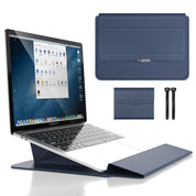 3-in-1 wasserdichte Laptophülle mit schockresistentem Design und Zubehörspeicher-Eleganter MacBook-Koffer für Reise und Büro 2