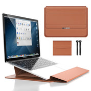 3-in-1 wasserdichte Laptophülle mit schockresistentem Design und Zubehörspeicher-Eleganter MacBook-Koffer für Reise und Büro 3