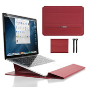 3-in-1 wasserdichte Laptophülle mit schockresistentem Design und Zubehörspeicher-Eleganter MacBook-Koffer für Reise und Büro 6
