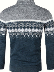 Herren Retro-Cardigan aus elegantem elastischen Jersey FRANCHI