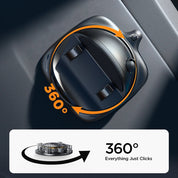 360 ° rotierende Autotelefonhalter-Verstellbare Armaturenbrett- und Luftentlüftungshalterung für Mobiltelefone 4 bis 6,5 Zoll 5