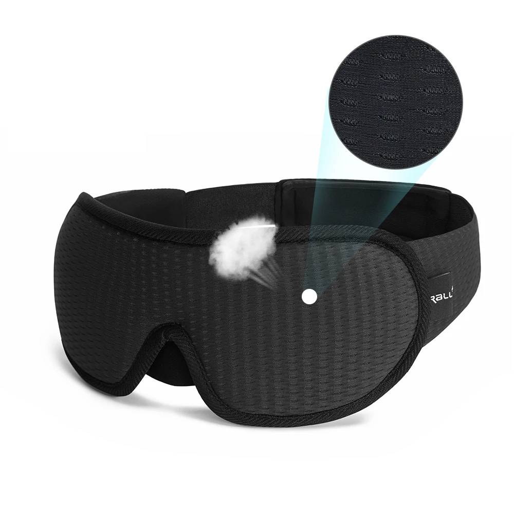 3D Contoured Memory Foam Schlafmaske - beste Augenmaske für die vollständige Dunkelheit 3