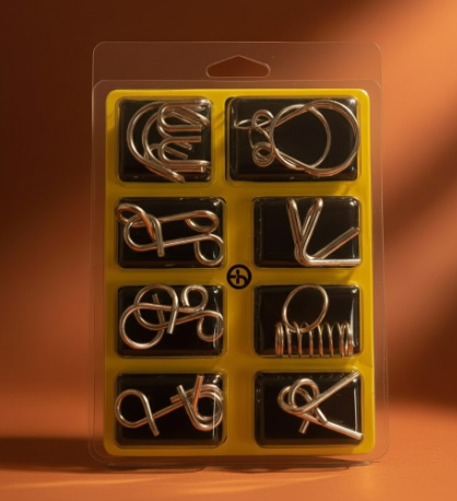 LogicCraft | Kreatives Metallpuzzle-Spielzeug zur Förderung kognitiver Fähigkeiten