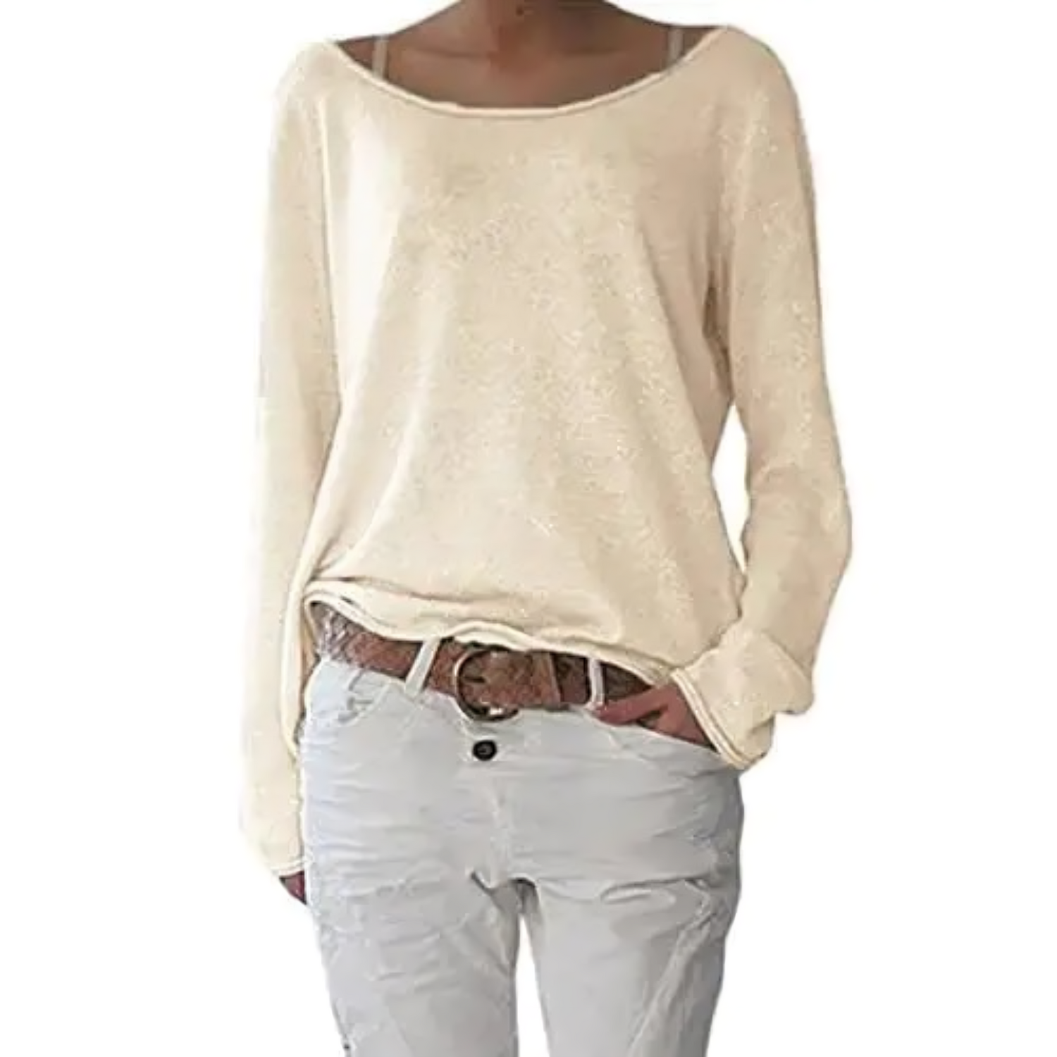 Cassey | Enkel långärmad T-shirt
