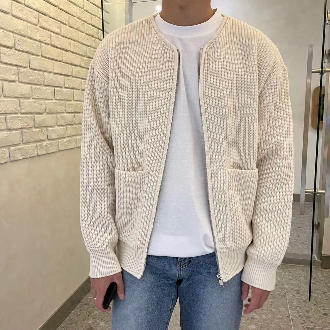 DANIEL | Trendige Strickjacke