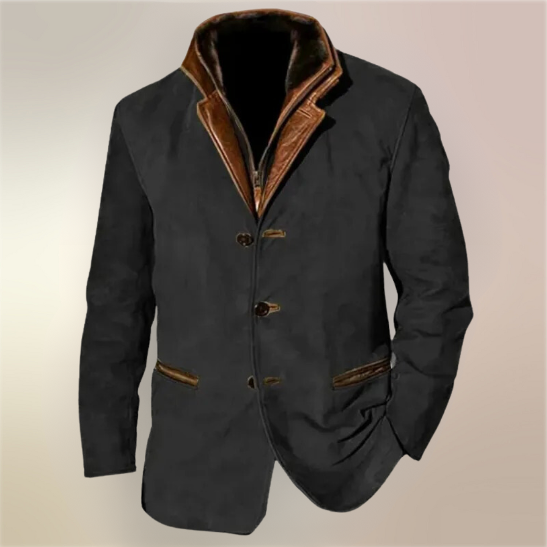 Rex | Elegante Vintage Herrenjacke für den Winter