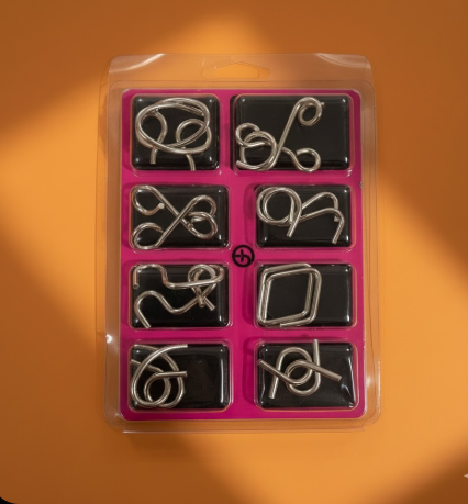 LogicCraft | Kreatives Metallpuzzle-Spielzeug zur Förderung kognitiver Fähigkeiten