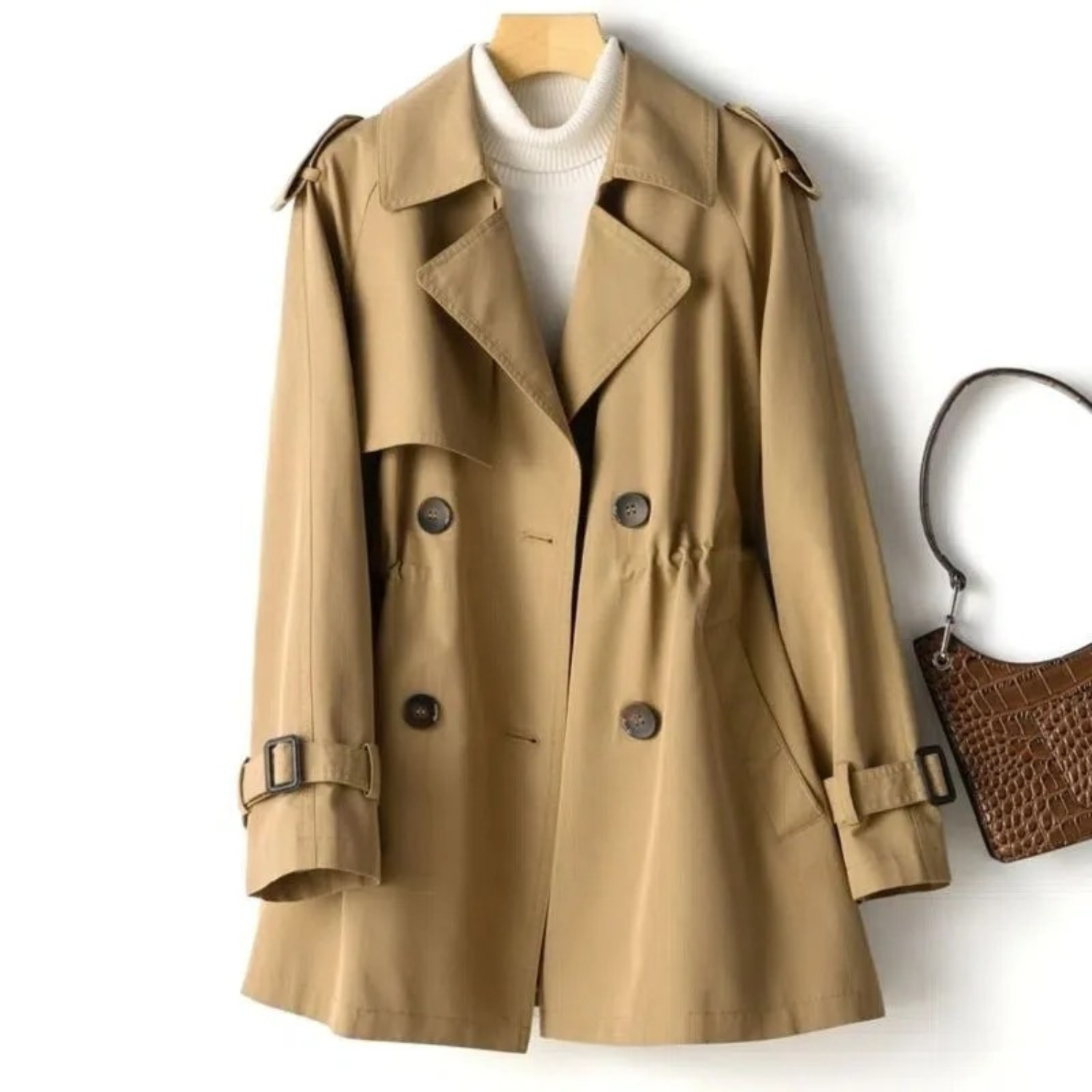 Milan| Avslappnad dam-trenchcoat