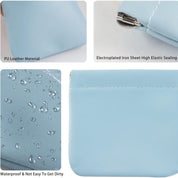August | Wasserdichtes Lammleder Taschen-Make-up Kosmetiktasche