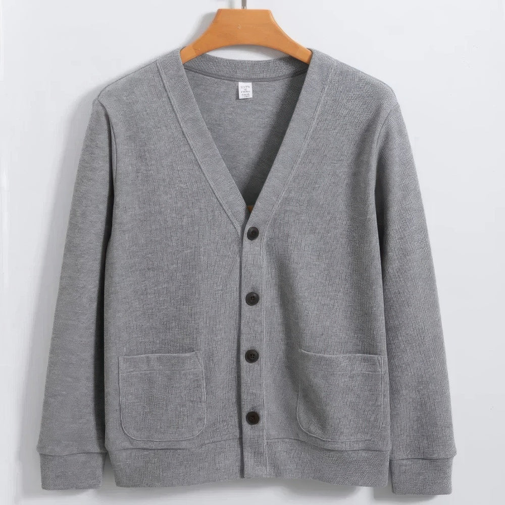 RYAN | Herren Casual Pullover i enfärgat