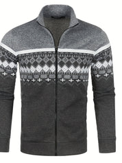 Herren Retro-Cardigan aus elegantem elastischen Jersey FRANCHI