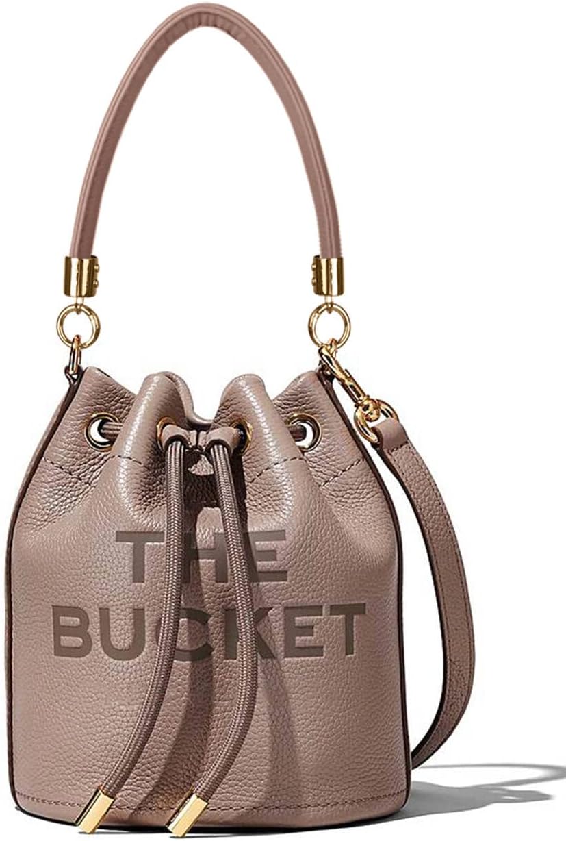 Eva | Stilfull dragsko bucket axelväska