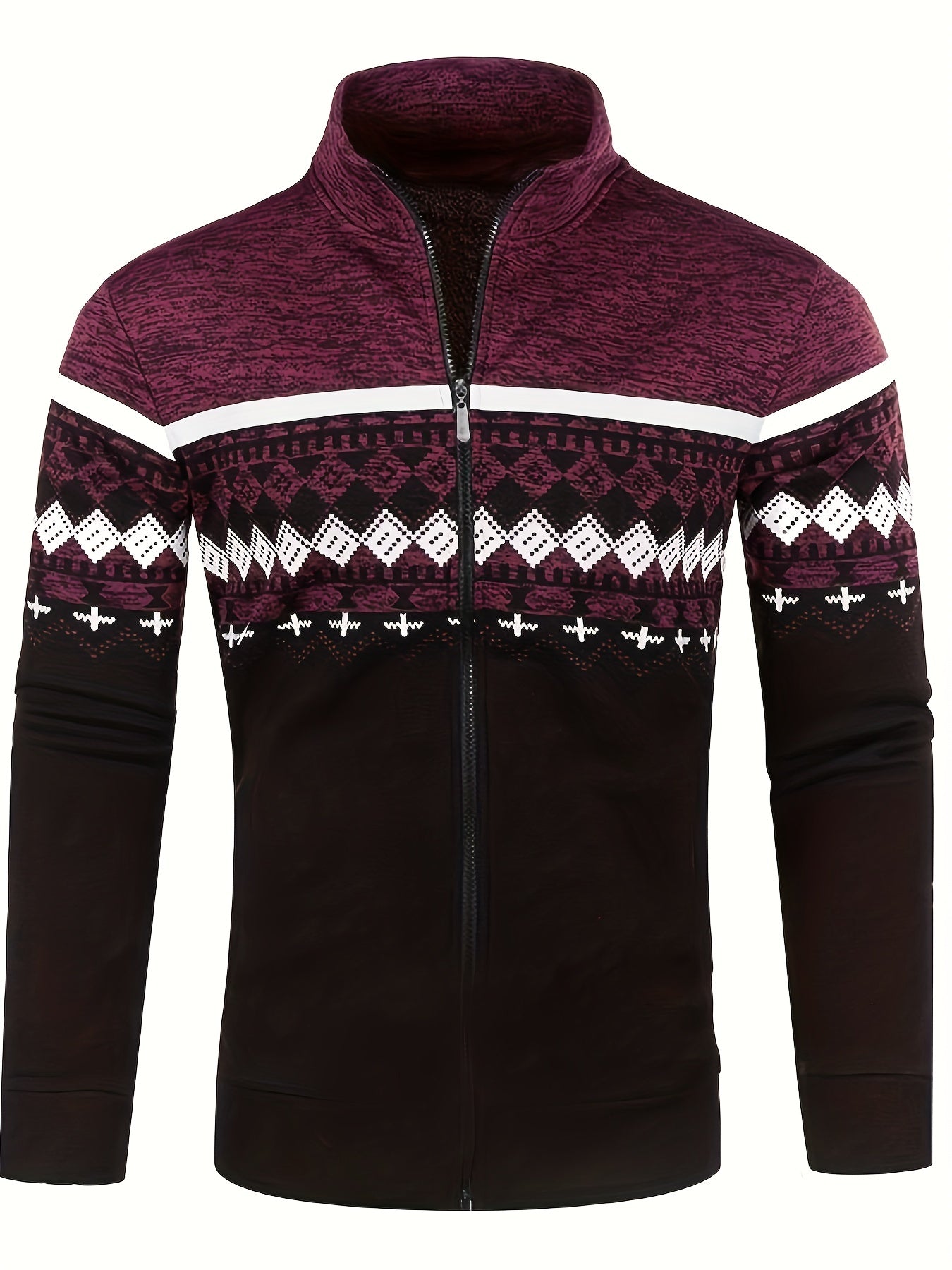Herren Retro-Cardigan aus elegantem elastischen Jersey FRANCHI
