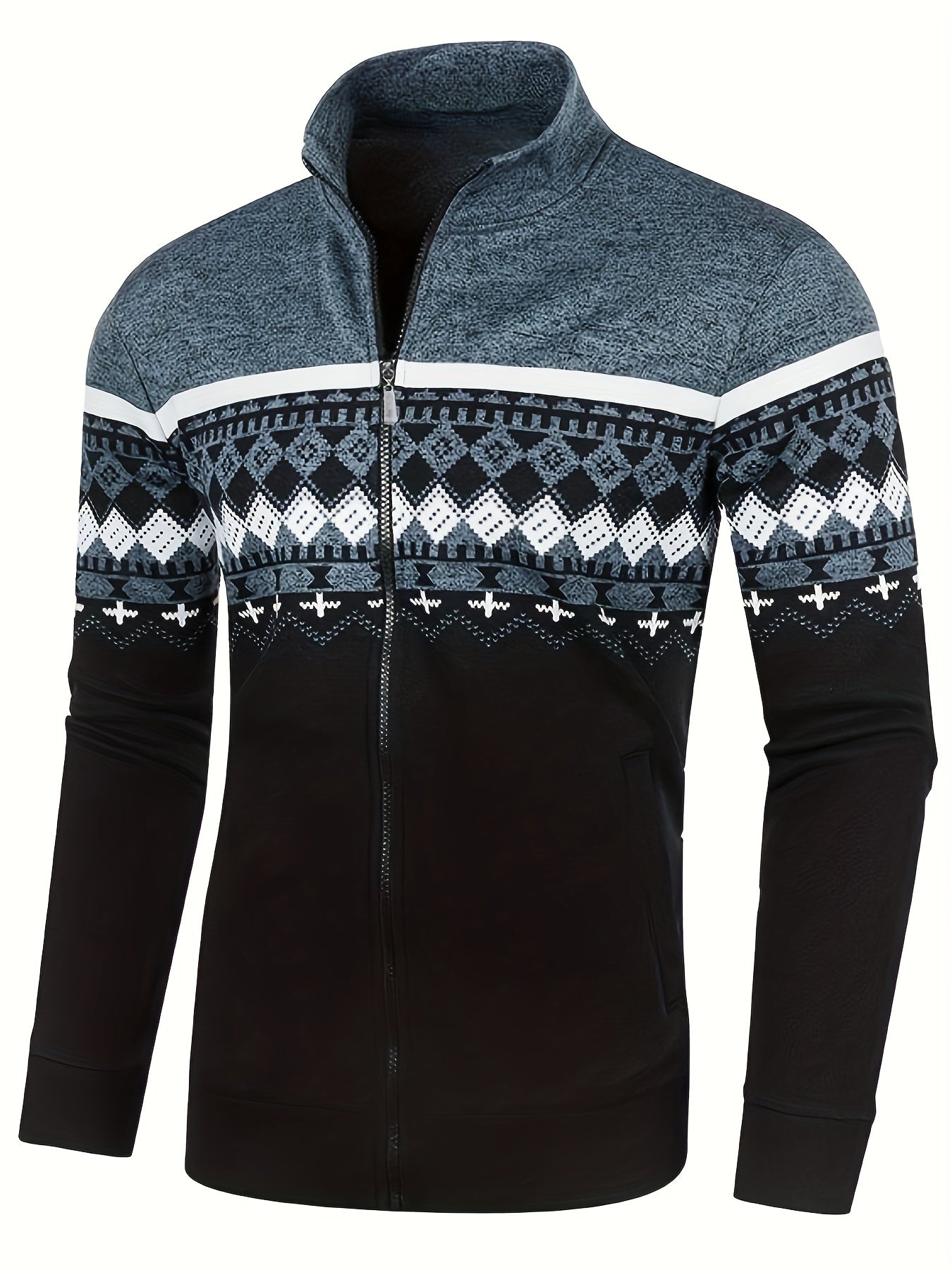 Herren Retro-Cardigan aus elegantem elastischen Jersey FRANCHI