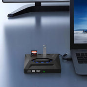 7-in-1 externer DVD-Player-tragbarer CD/DVD-RW-Autor mit Hochgeschwindigkeitsdatenübertragung 7