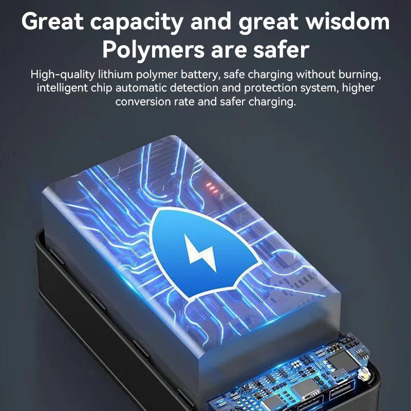 70000 mAH große Kapazitätsbanken Mobiltelefon superschnelles Laden Mobiles Power Tablet Mobiler Computer External Netzteil 2