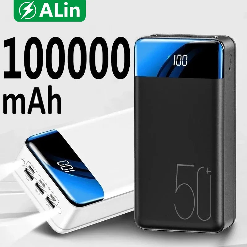 70000 mAH große Kapazitätsbanken Mobiltelefon superschnelles Laden Mobiles Power Tablet Mobiler Computer External Netzteil 3