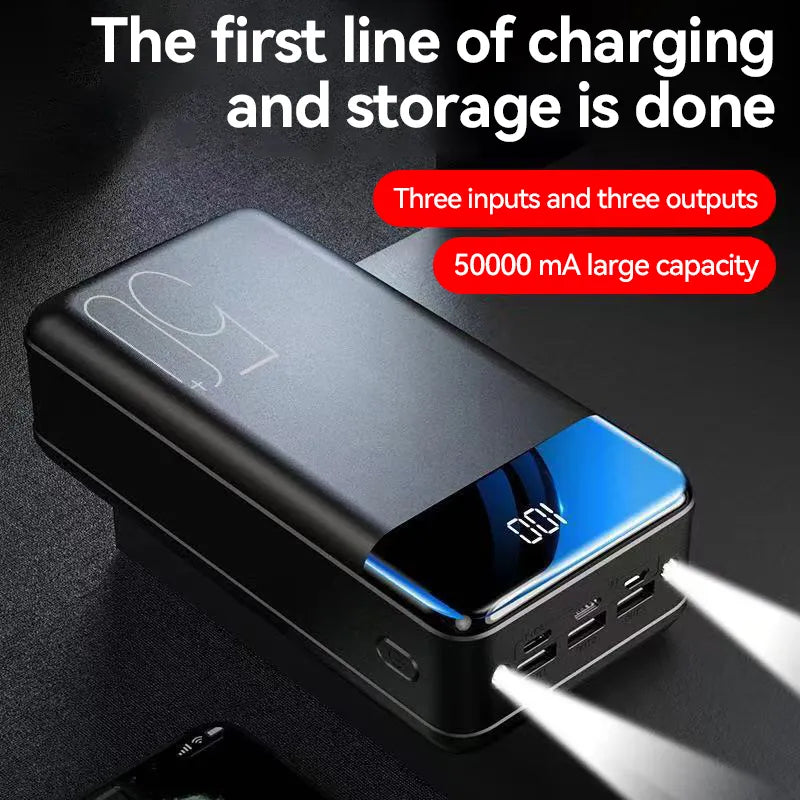 70000 mAH große Kapazitätsbanken Mobiltelefon superschnelles Laden Mobiles Power Tablet Mobiler Computer External Netzteil 5