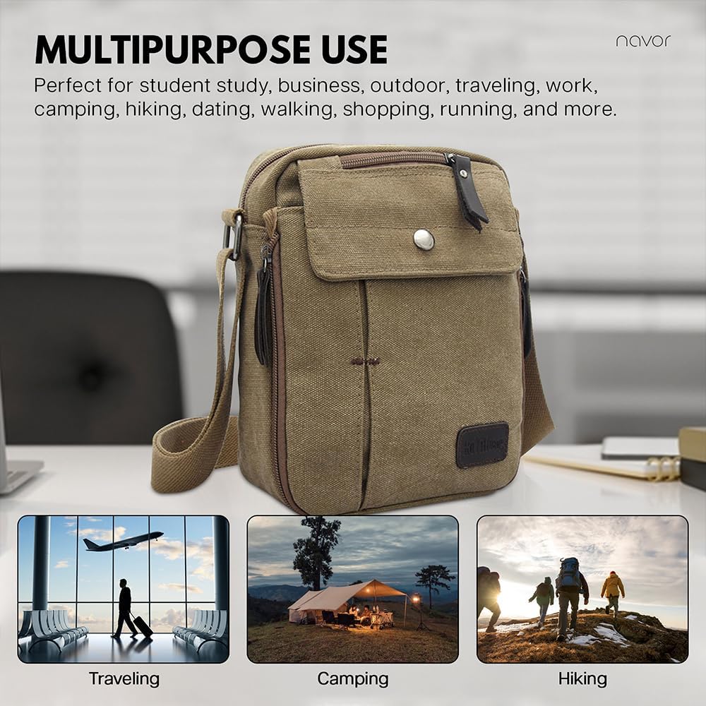 Finn | Canvas Explorer Mini axelväska