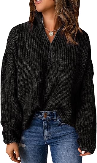 Yvonne | Elegant damtröja med V-ringning och polokrage