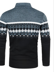 Herren Retro-Cardigan aus elegantem elastischen Jersey FRANCHI