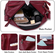 Lana | Wasserdichte Leder Schultertasche