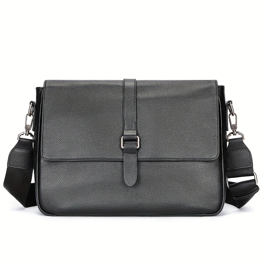 Tom | Leder Messenger axelremsväska