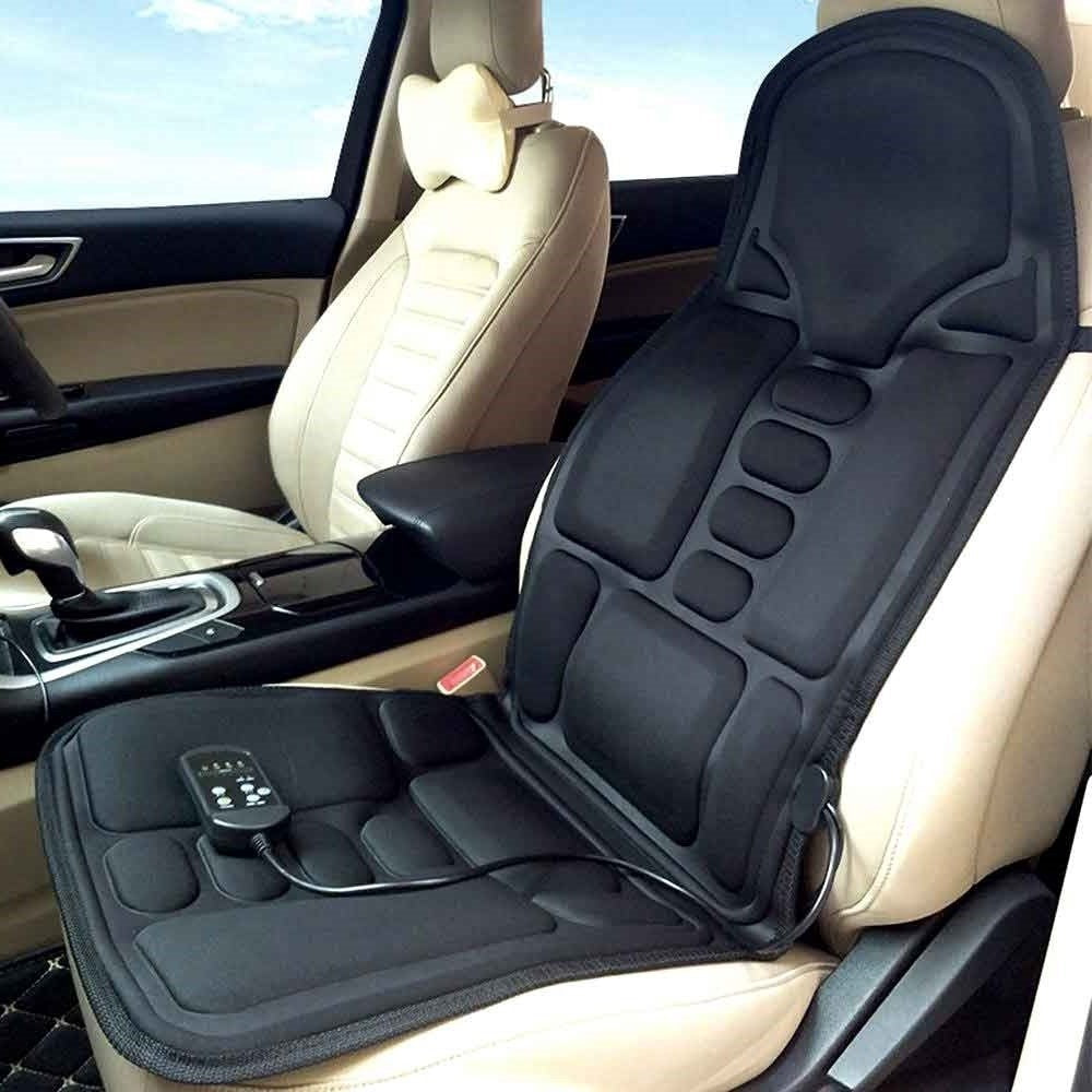 8 Modus -Massage -Stuhlpolster mit beheiztem Nackenkissen für Auto und Zuhause 0
