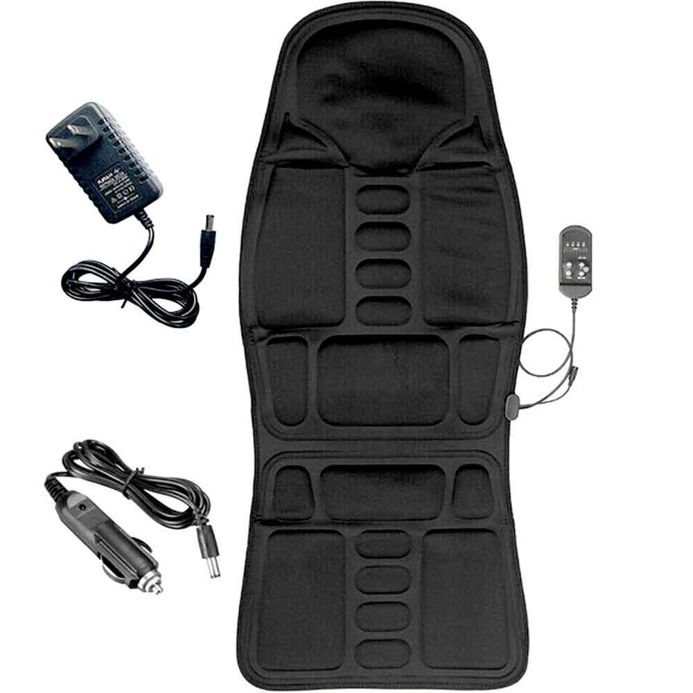 8 Modus -Massage -Stuhlpolster mit beheiztem Nackenkissen für Auto und Zuhause 2