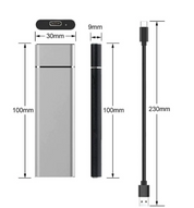 8 TB Tragbare externe Festplatte mit hoher Übertragungsgeschwindigkeit und langlebigem Aluminiumgehäuse 4