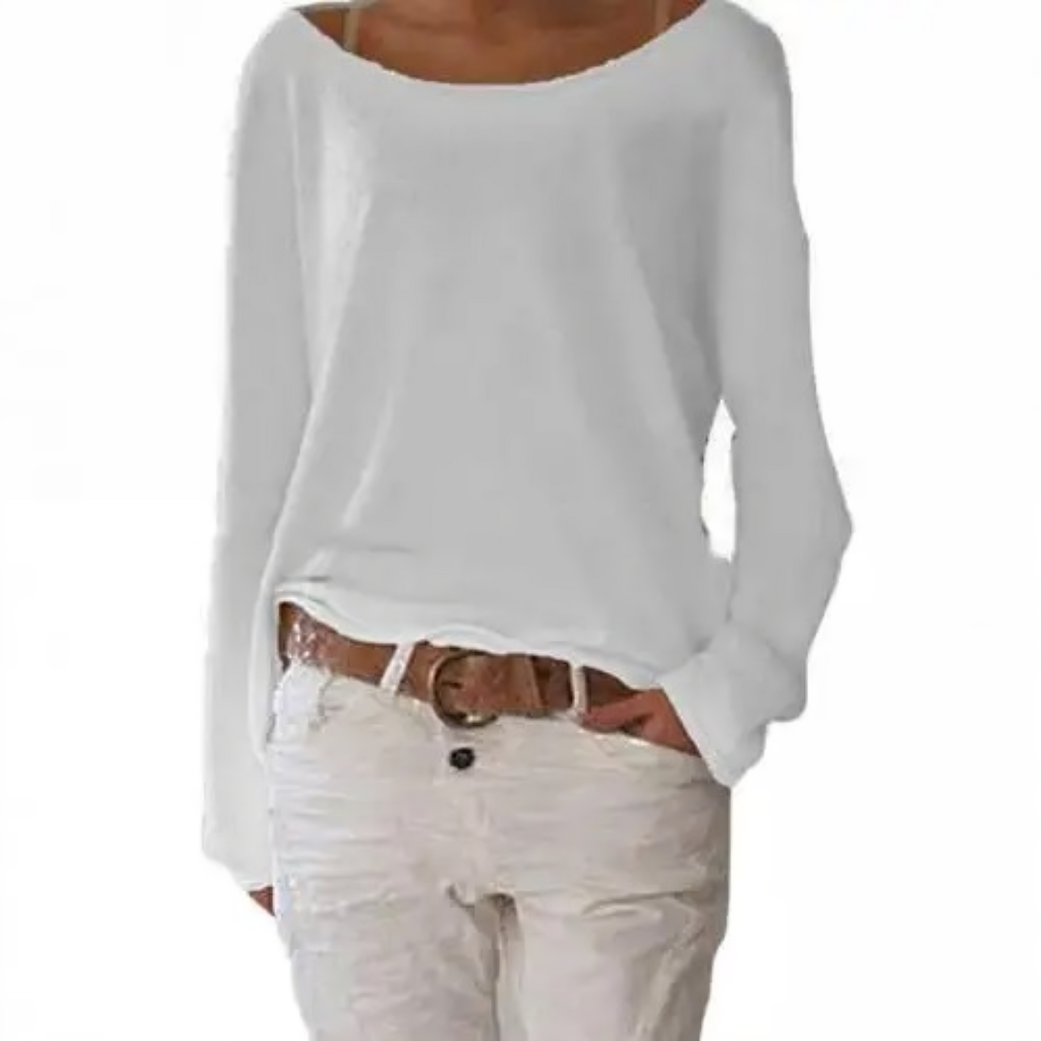 Cassey | Enkel långärmad T-shirt