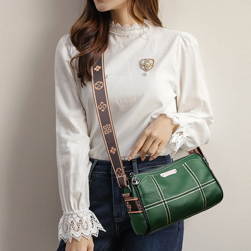 Sophie | Kompakt trippel-zip crossbodyväska