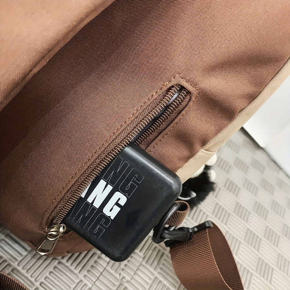 Joris | Geometrisk nylon axelväska