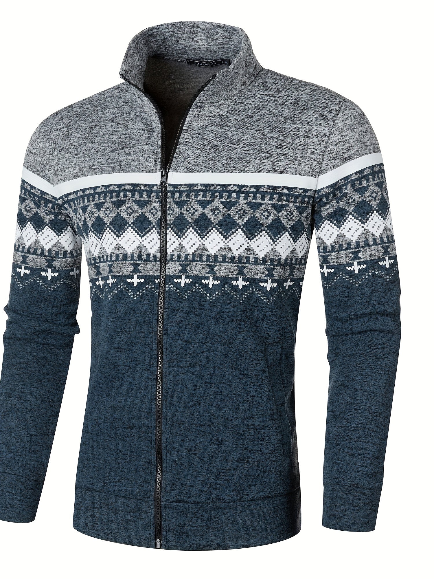 Herren Retro-Cardigan aus elegantem elastischen Jersey FRANCHI