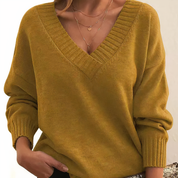 Sara | V-Ausschnitt Pullover – Anmutig und Vielseitig