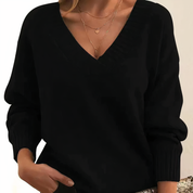 Sara | V-Ausschnitt Pullover – Anmutig und Vielseitig