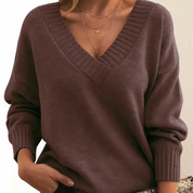 Sara | V-Ausschnitt Pullover – Anmutig und Vielseitig