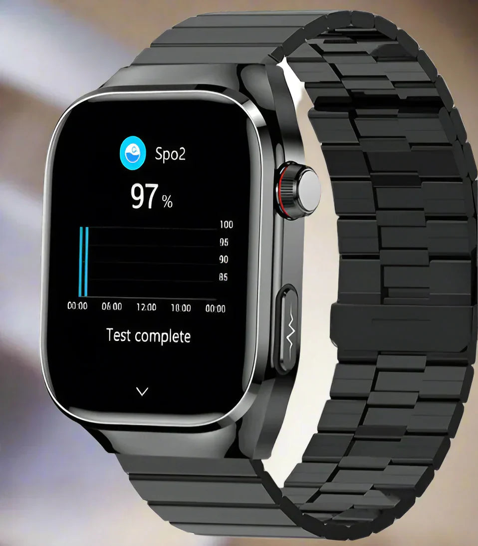 Advanced Health Smartwatch mit EKG, Blutzuckerüberwachung, 2,04-Zoll-AMOLED-Display-wasserdichte Fitness-Tracker 12