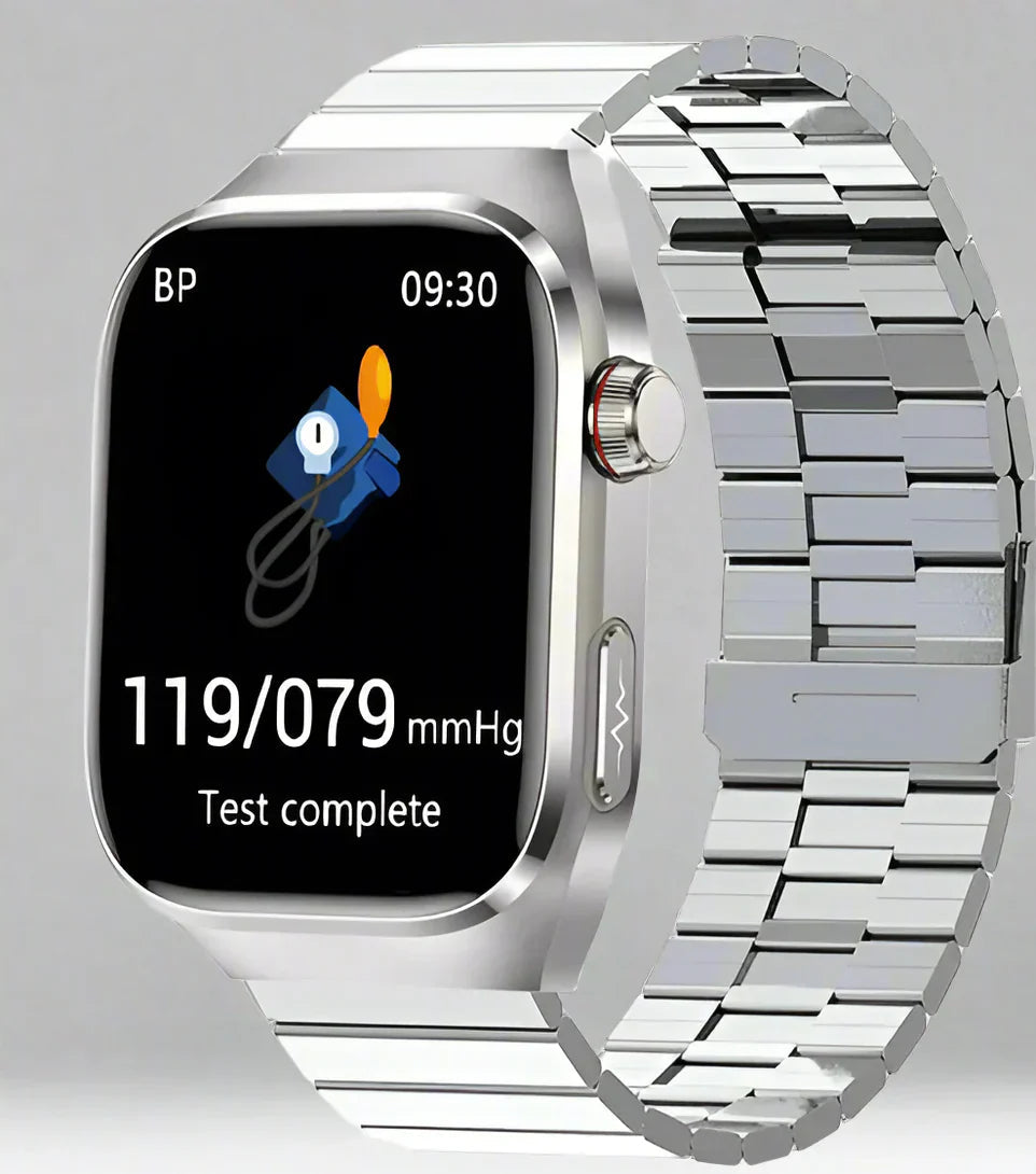 Advanced Health Smartwatch mit EKG, Blutzuckerüberwachung, 2,04-Zoll-AMOLED-Display-wasserdichte Fitness-Tracker 8