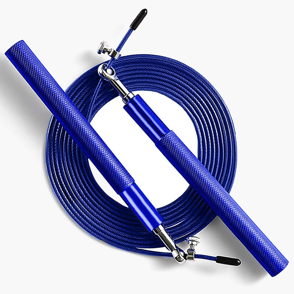 AeroSpin 360 Springseil – Verstellbares Stahlseil-Springseil mit Aluminiumgriff 2