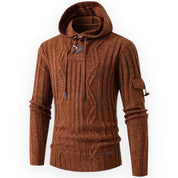 AlpineTrail Herren stylischer warmer Fleece-Hoodie 0