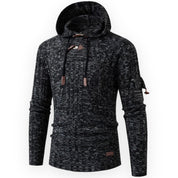 AlpineTrail Herren stylischer warmer Fleece-Hoodie 1
