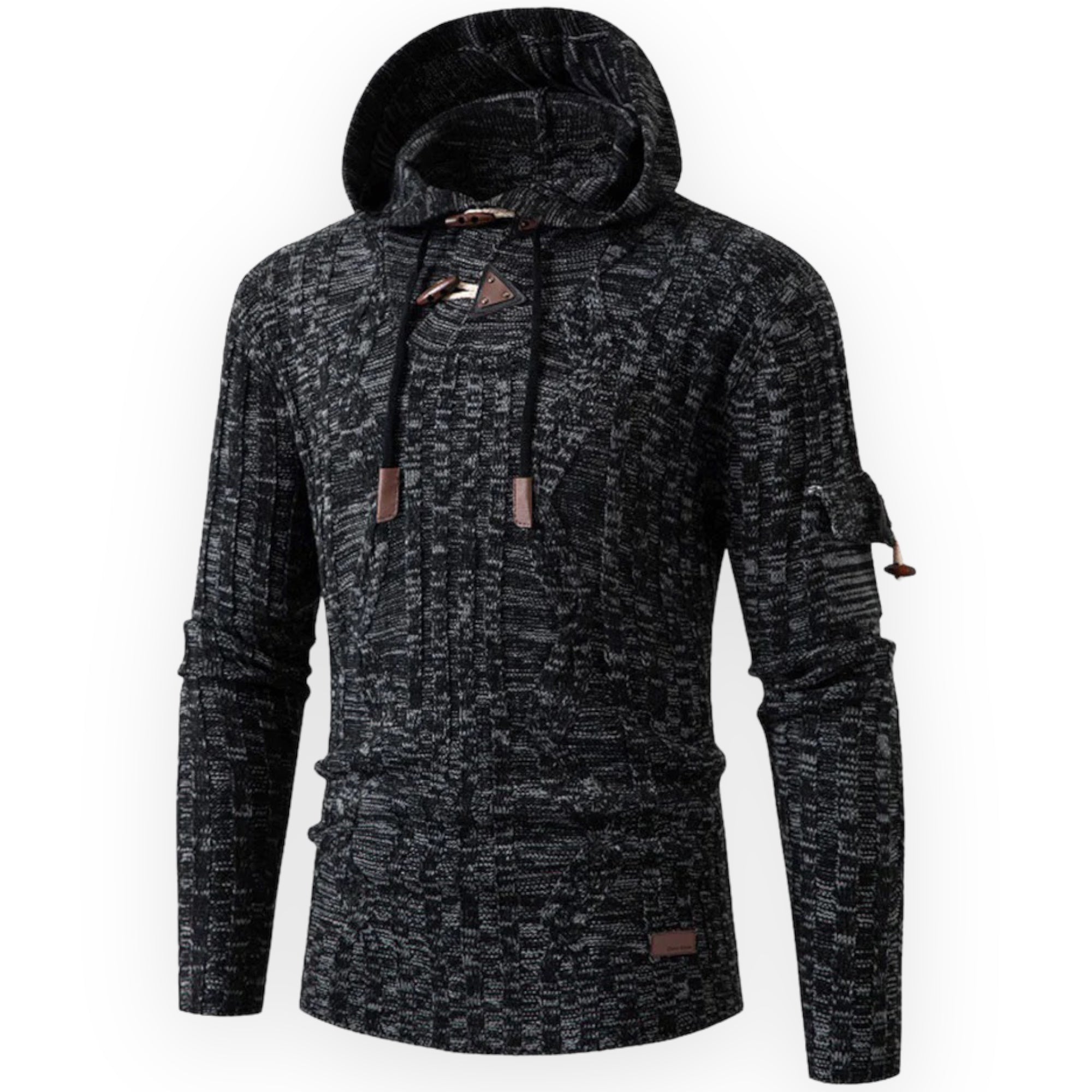 AlpineTrail Herren stylischer warmer Fleece-Hoodie 1