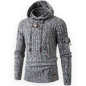 AlpineTrail Herren stylischer warmer Fleece-Hoodie 3