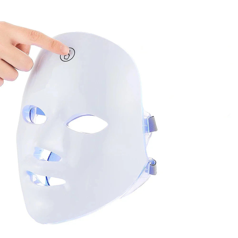 Altersglühen - 7 -Farben -LED -Therapiemaske für Gesichtsaufhebung und Aufhellung 1