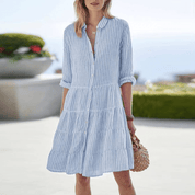 Anna - gestreiftes Sommerkleid 0