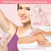 AquaGlow | Wasserdichter, wiederaufladbarer Bikinitrimmer für eine glatte Rasur 2