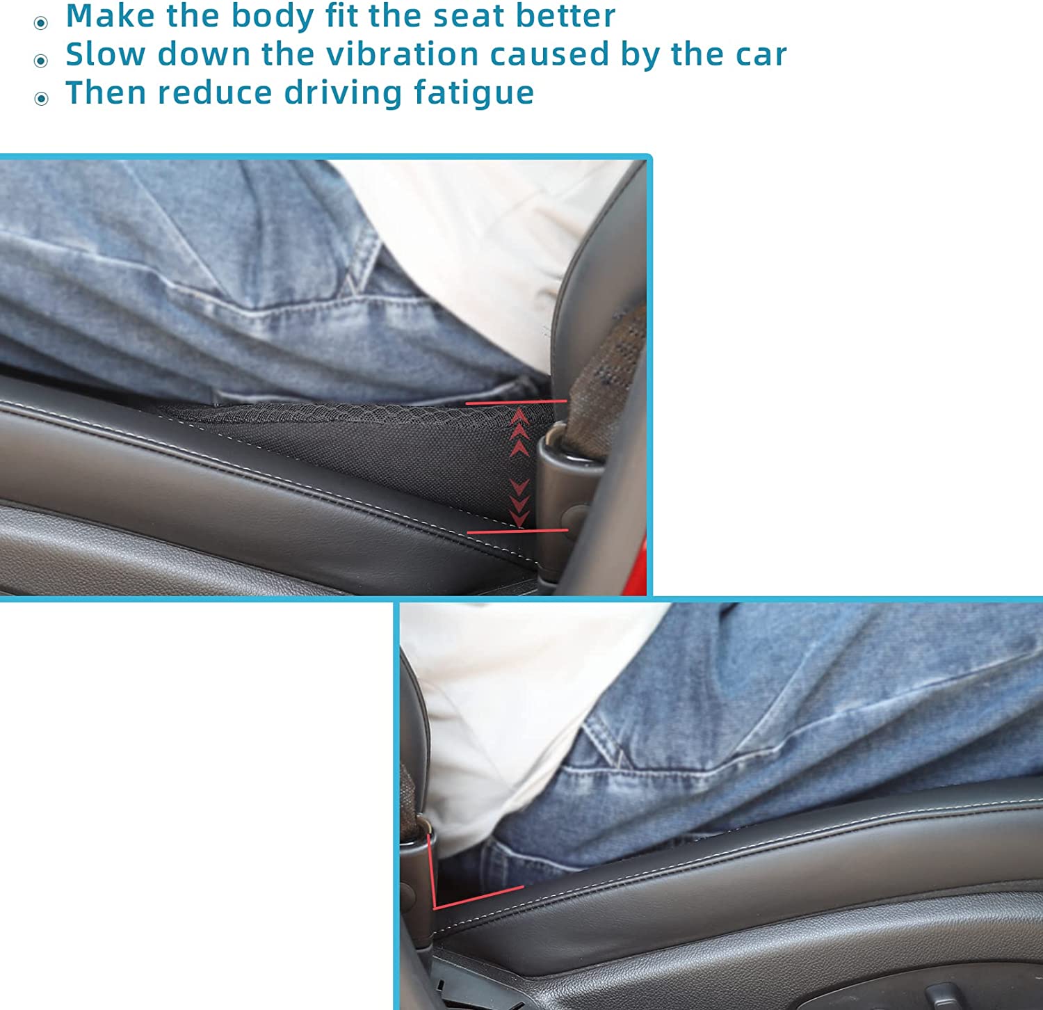 Auto -Booster -Sitzkissen für Erwachsene 8