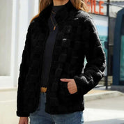 Nikki | Stilfull kort fleecejacka för en trendig look